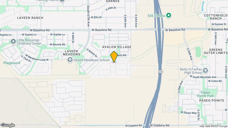 8124 S 64th Dr Map and Location Details