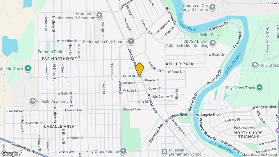 1647 Portage Ave Map and Location Details