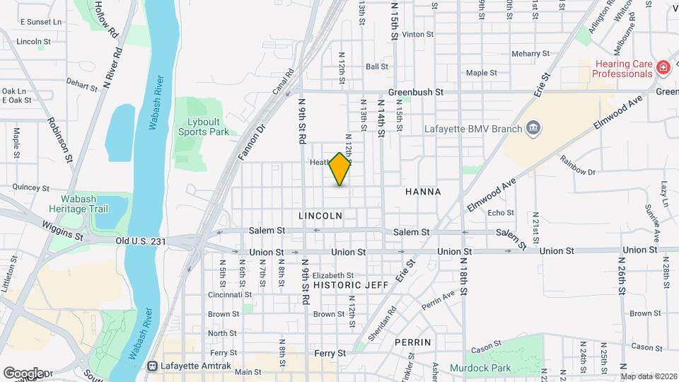 1023 Hartford St Map and Location Details