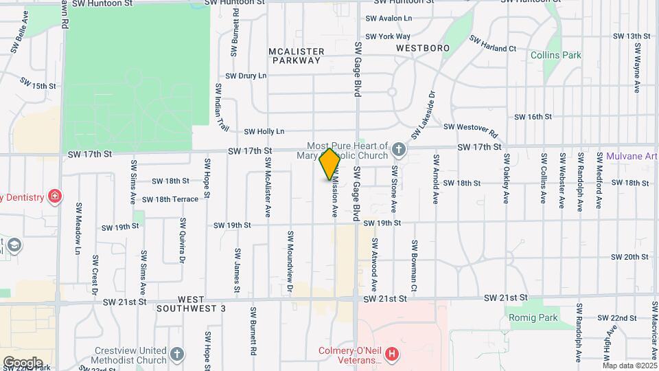 1745 SW Mission Ave Map and Location Details