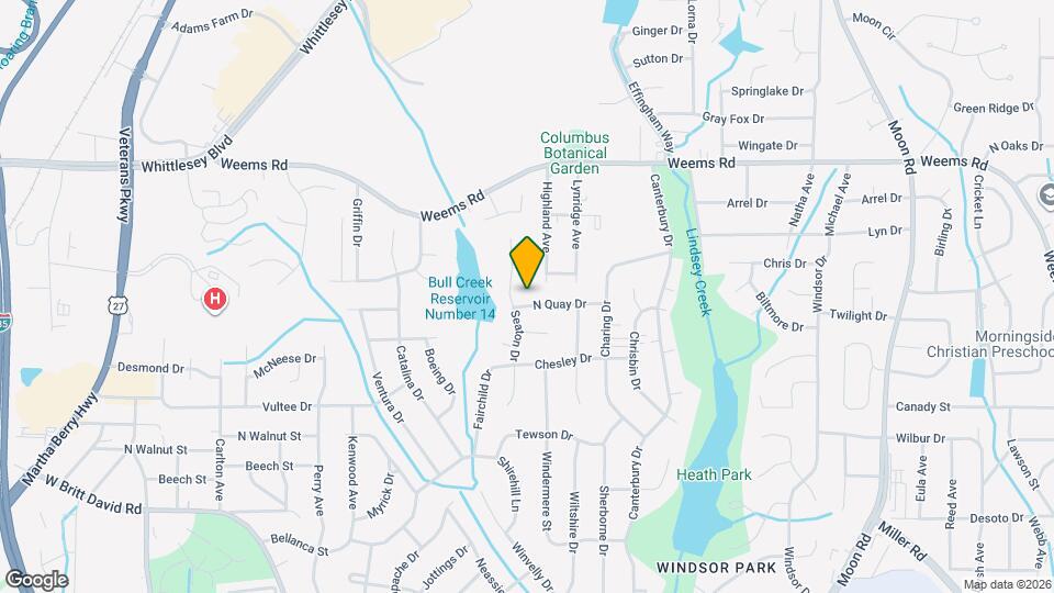 3325 N Quay Dr Map and Location Details