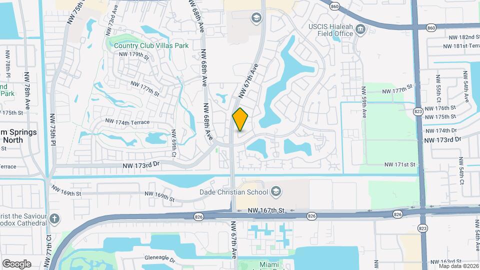 6651 NW 173rd Ln Map and Location Details