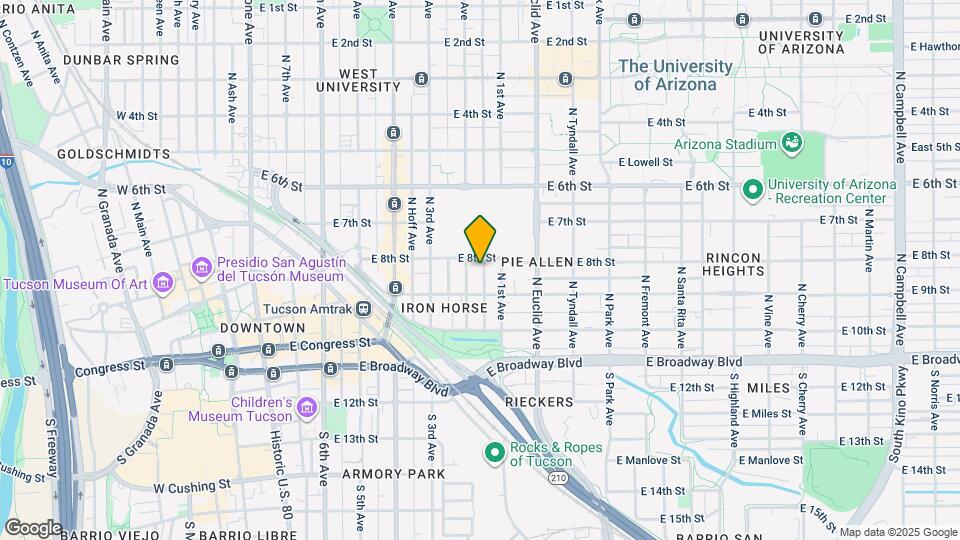 233 N Jacobus Ave Mapa y Detalles de la Ubicación