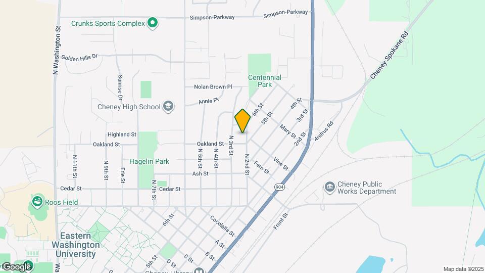 414 N 2nd St Map and Location Details