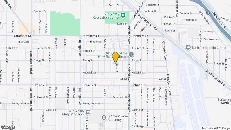 7737 Case Ave Mapa y Detalles de la Ubicación