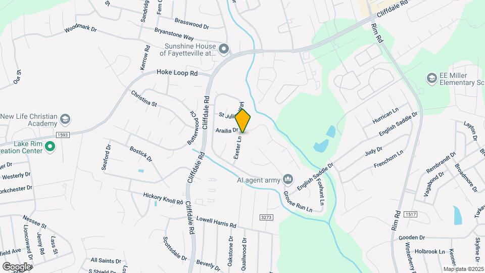 1267 Exeter Ln Map and Location Details