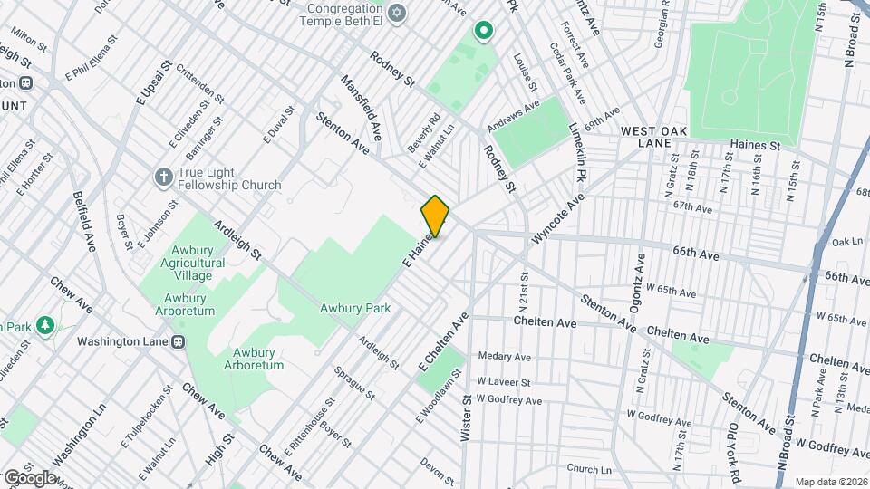 1331 Narragansett St Mapa y Detalles de la Ubicación