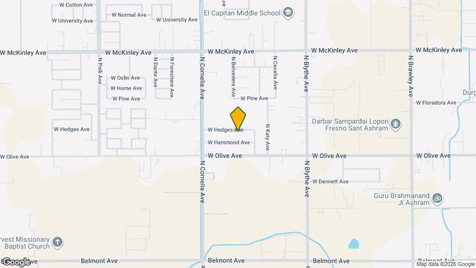 4665 W Hedges Ave Map and Location Details