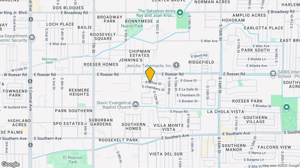 1103 E Grove St Map and Location Details