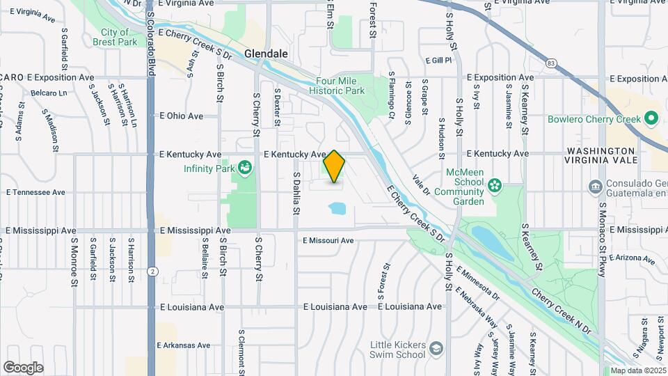 4846 E Kentucky Ave, Unit C Mapa y Detalles de la Ubicación