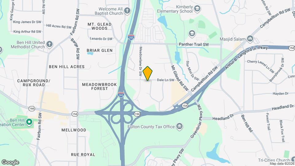 2275 Country Club Ln SW Map and Location Details