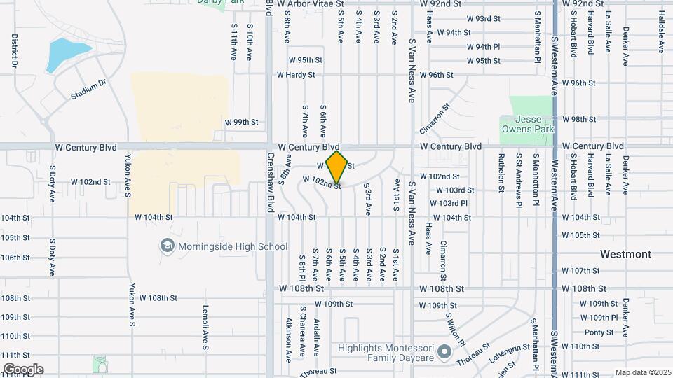 2610 W 102nd St Map and Location Details