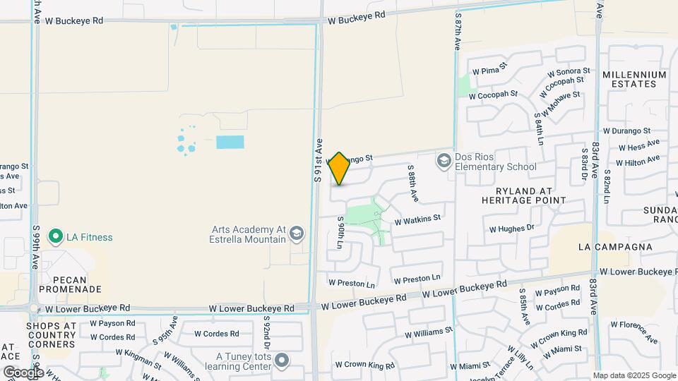 9017 W Hilton Ave Mapa y Detalles de la Ubicación