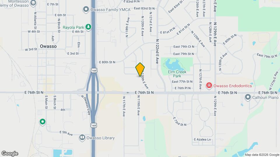 7710 N 120th Ave E Map and Location Details