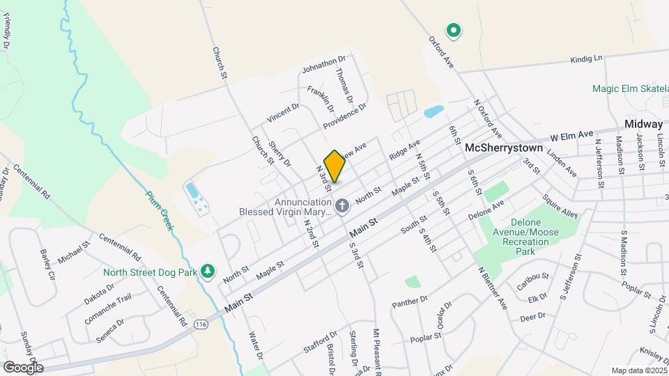 303 Ridge Ave Map and Location Details