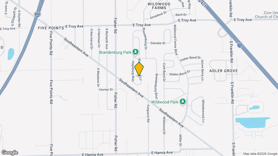 3412 Black Forest Ln Map and Location Details