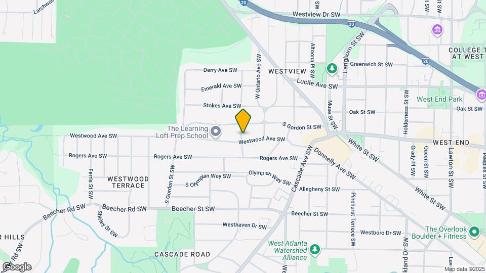 1623 Westwood Ave SW Mapa y Detalles de la Ubicación