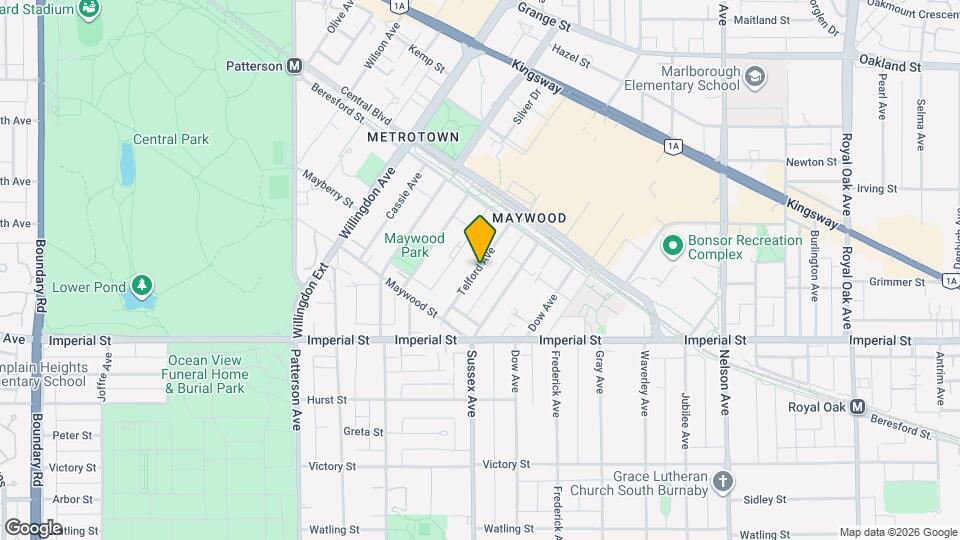 6538 Telford Ave, Unit 802 Map and Location Details