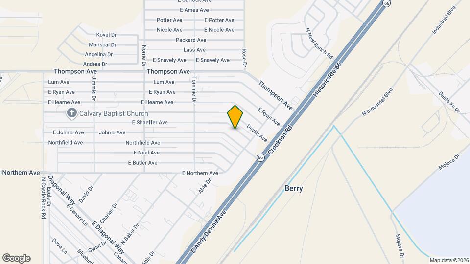 3974 E Shaeffer Ave Map and Location Details