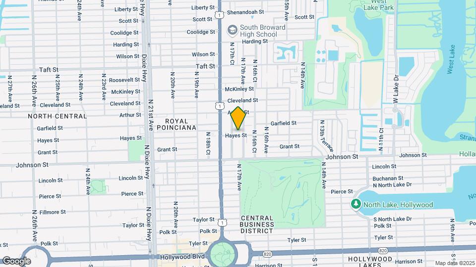 1715 Hayes St Map and Location Details