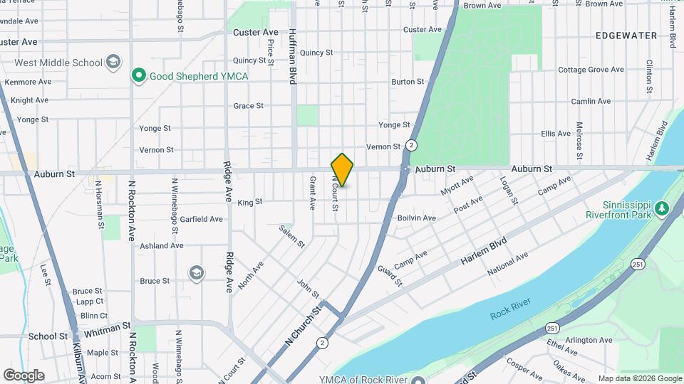 1405 N Court St Map and Location Details