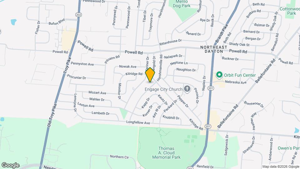 5269 Harshmanville Rd Map and Location Details