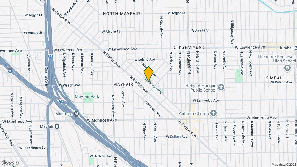4616 N Kasson Ave, Unit 1 Mapa y Detalles de la Ubicación