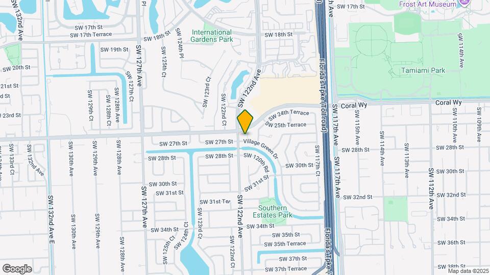 2620 SW 121st Ave Map and Location Details