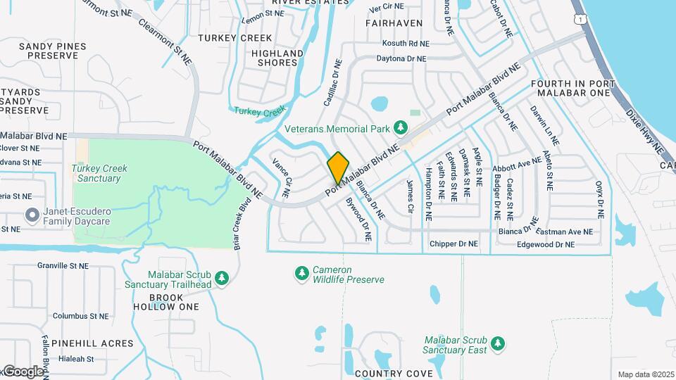 2062 Port Malabar Blvd NE Map and Location Details