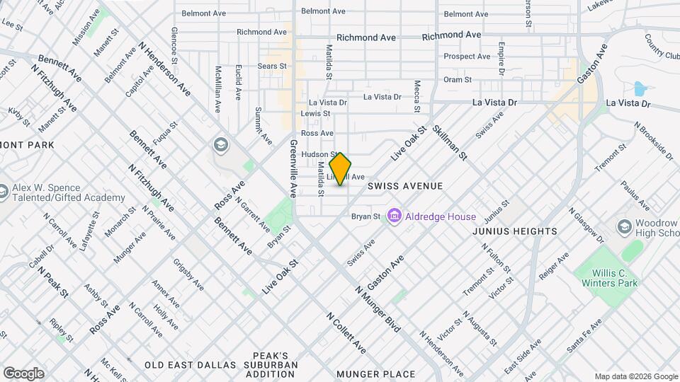 5811 Bryan Pkwy Map and Location Details
