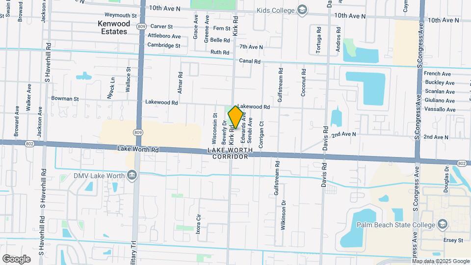 3876 Kirk Rd Map and Location Details