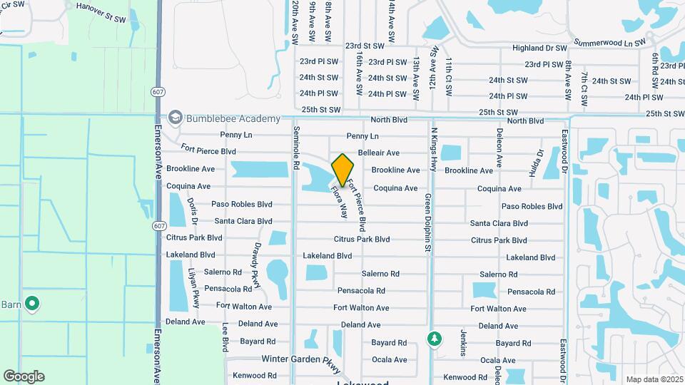 6514 Flora Way Map and Location Details