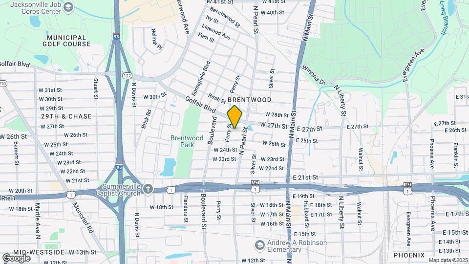332 W 26th St Map and Location Details