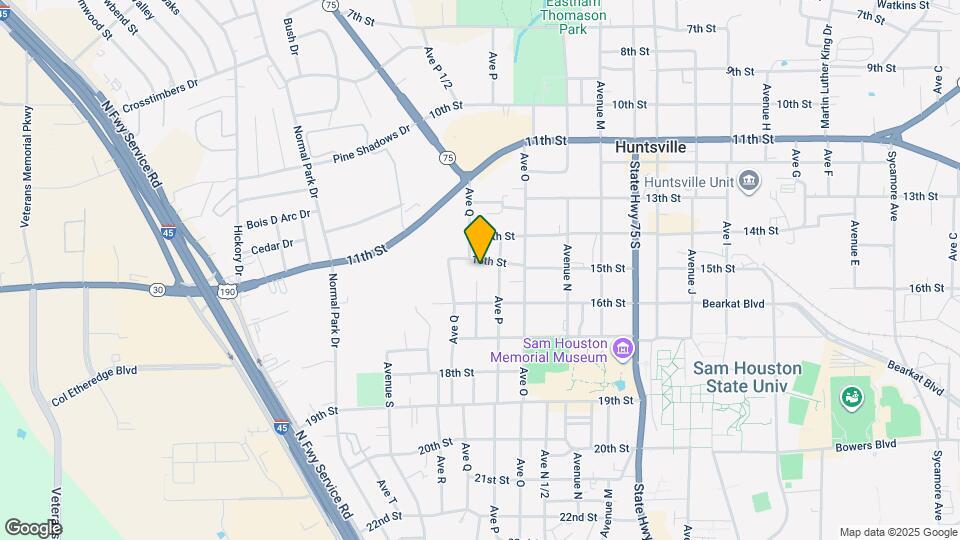 1617 15th St Map and Location Details