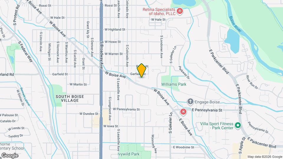 531 Garfield St Map and Location Details