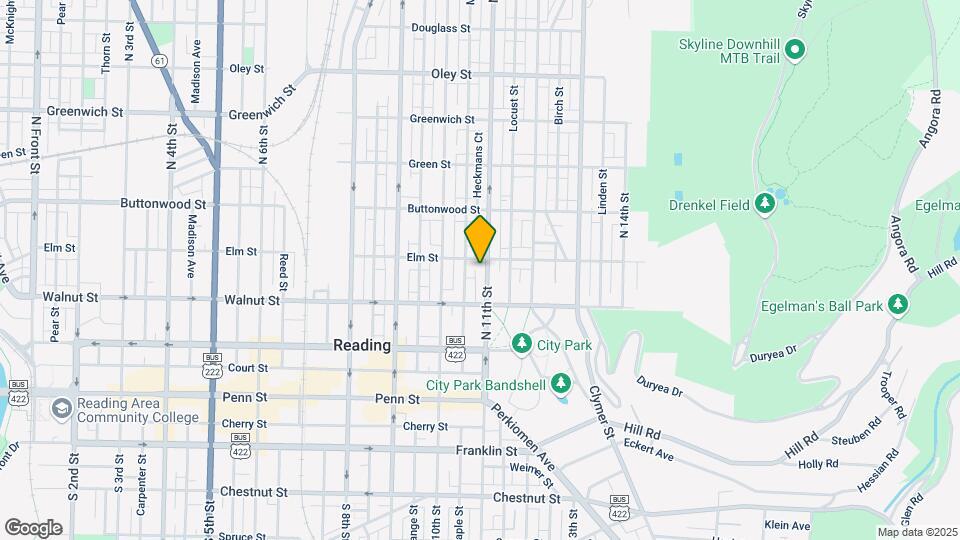 248 N 11th St-Unit -1st Floor Map and Location Details