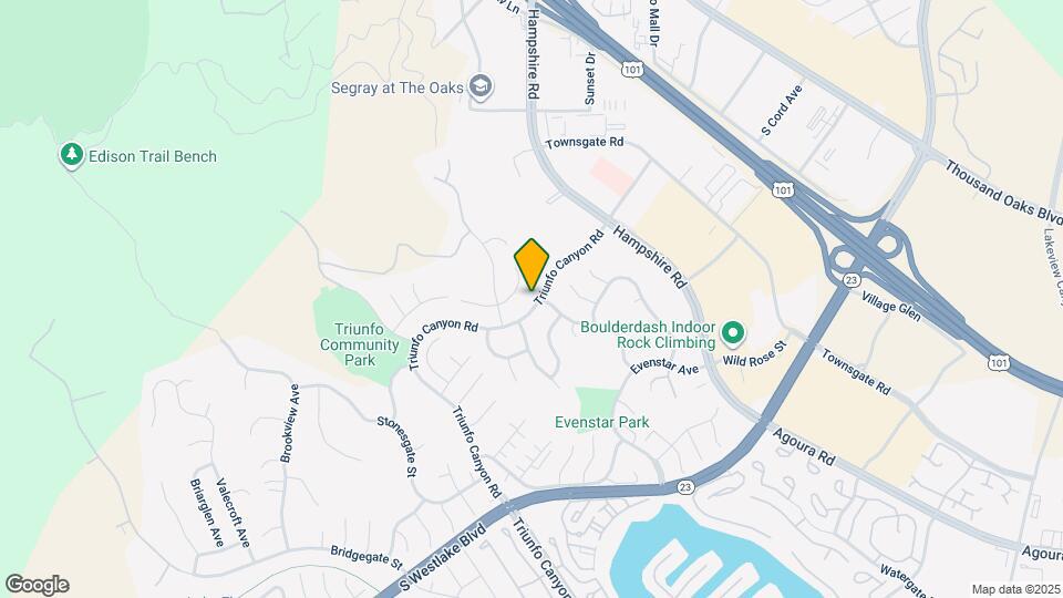 681 Triunfo Canyon Rd Map and Location Details