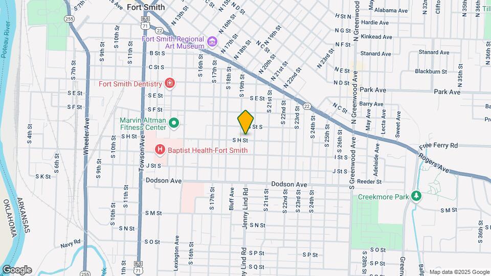 1909 S H St-Unit -1909 Map and Location Details