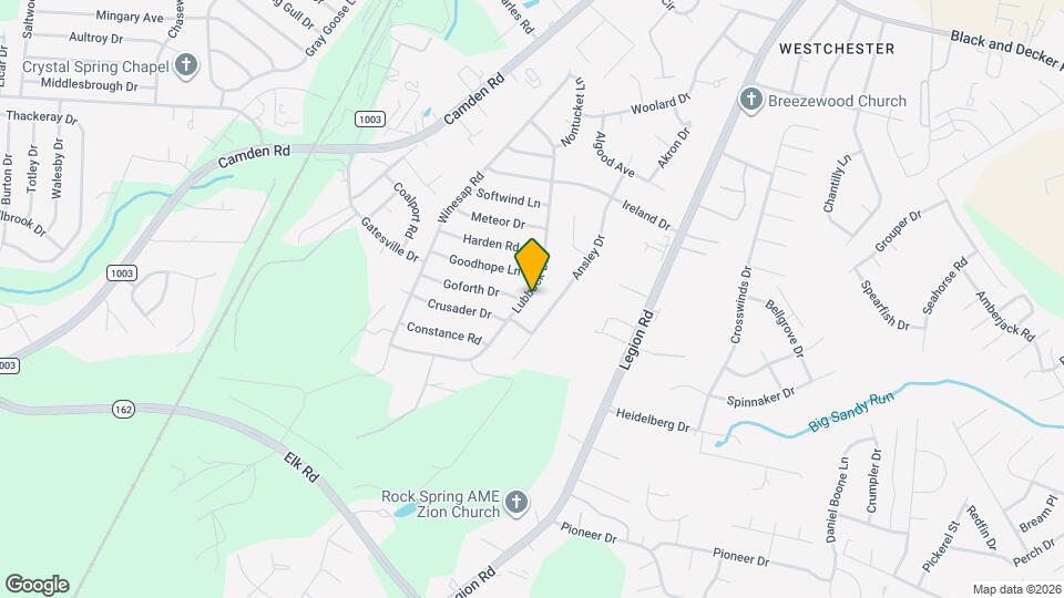 3441 Lubbock Dr Map and Location Details