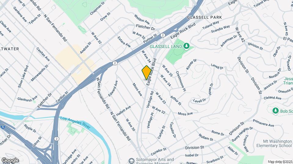 3301 Eagle Rock Blvd Map and Location Details