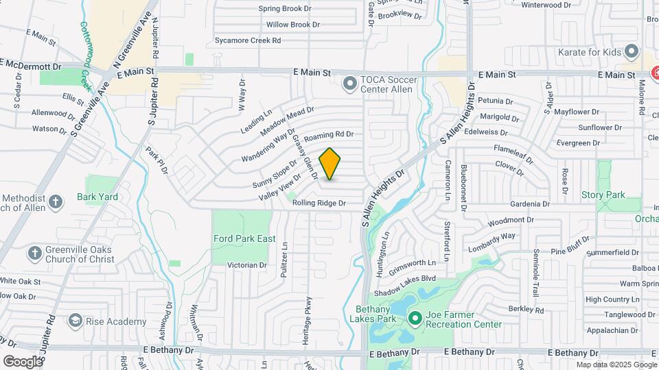 807 Grassy Glen Dr Map and Location Details