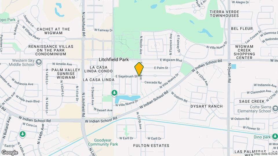 153 Bahia Ln E Map and Location Details