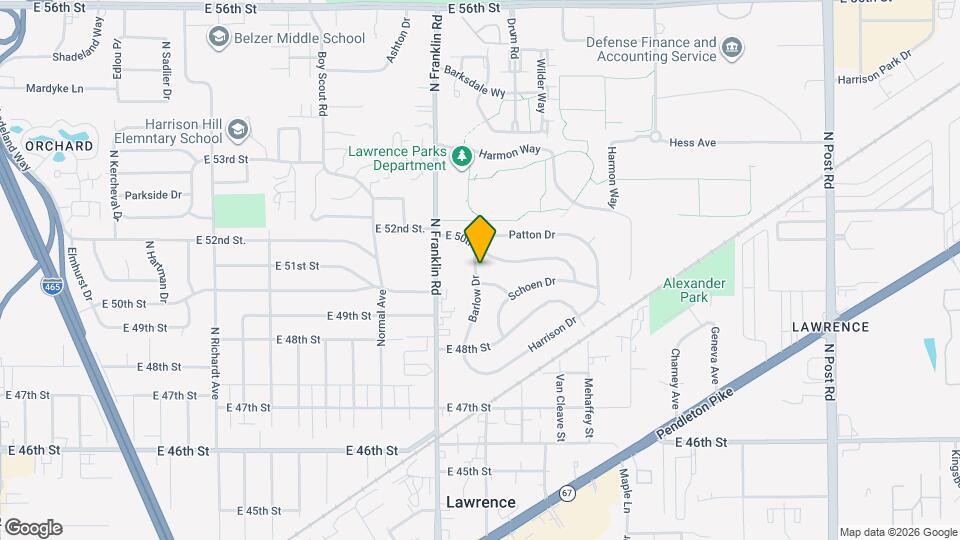 4911 Barlow Dr Map and Location Details