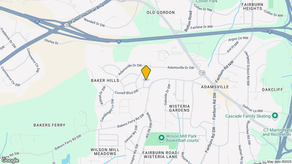 388 Woodstock Dr SW Map and Location Details