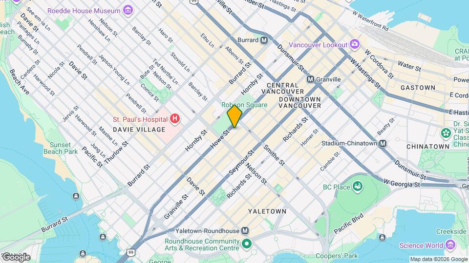 938 Howe St Map and Location Details