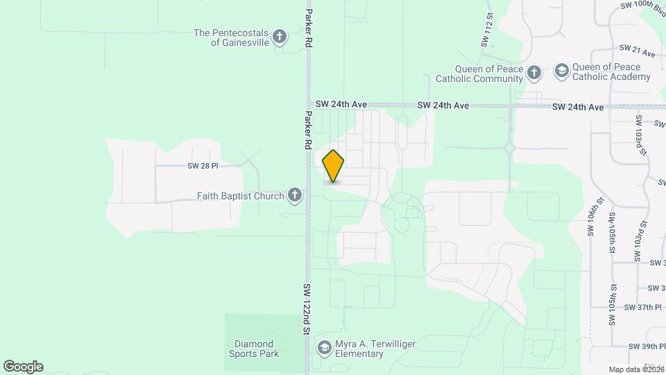 12073 SW 29th Pl Map and Location Details