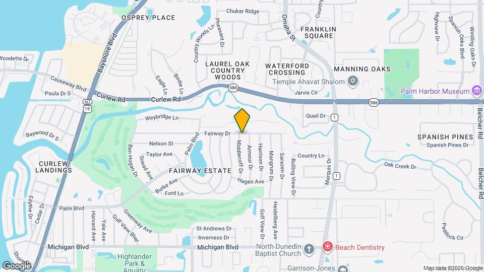 1455 Fairway Dr Map and Location Details