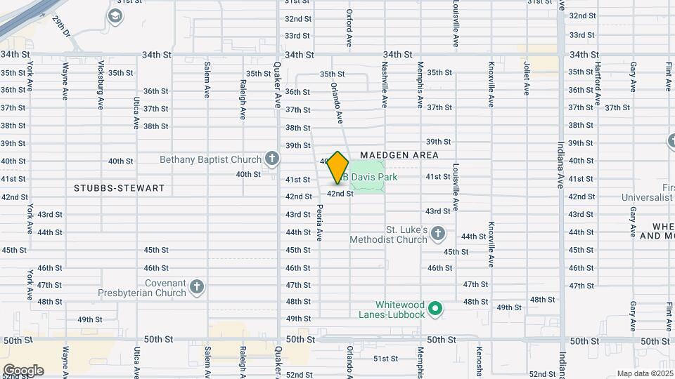 4208 42nd St Map and Location Details