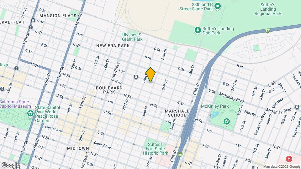 2422 F St Map and Location Details
