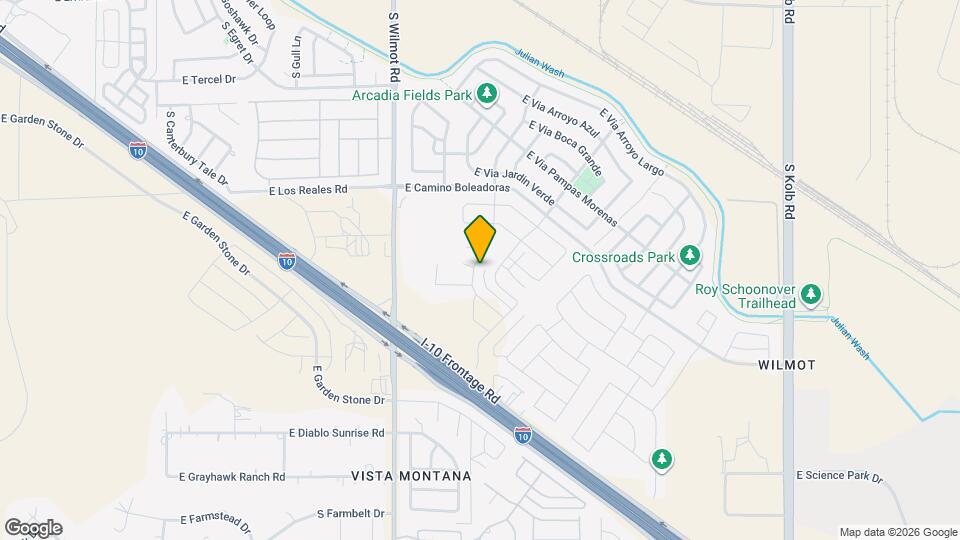 7447 S Paseo Monte de Oro Mapa y Detalles de la Ubicación